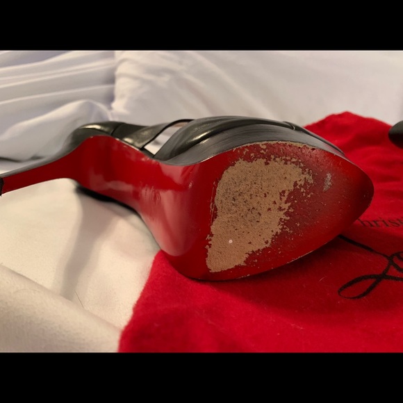 Christian Louboutin Open Toe Booties - Picture 5 of 8